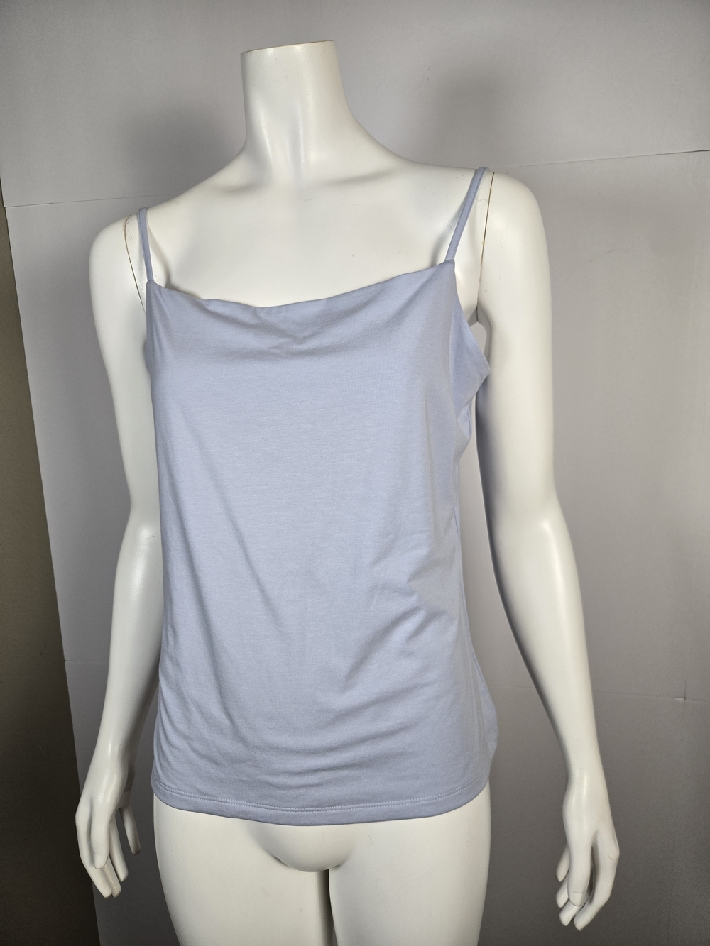 Banana Republic Light Blue Spaghetti Strap Cowl Neck Camisole